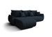 Canapé d’angle velours chenille convertible avec coffre NOVA - Photo n°1