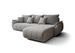 Canapé d’angle velours chenille convertible avec coffre NOVA - Photo n°1
