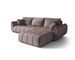 Canapé d’angle velours convertible avec coffre design moderne ARCO - Photo n°1