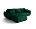 Canapé d’angle velours convertible avec coffre design moderne ARCO - Photo n°1