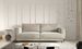 Canapé droit convertible coffre tissu velours Davina 248 cm - Photo n°2