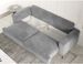 Canapé droit convertible coffre tissu velours Davina 248 cm - Photo n°7