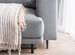 Canapé droit convertible coffre tissu velours Davina 248 cm - Photo n°9