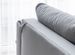 Canapé droit convertible coffre tissu velours Davina 248 cm - Photo n°10