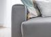 Canapé droit convertible coffre tissu velours Davina 248 cm - Photo n°12