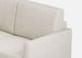 Canapé droit moderne italien tissu blanc cassé Korane - 3 tailles - Photo n°15