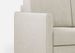 Canapé droit moderne italien tissu blanc cassé Korane - 3 tailles - Photo n°7