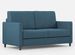 Canapé droit moderne italien tissu bleu Korane - 3 tailles - Photo n°1