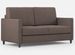 Canapé droit moderne italien tissu marron Korane - 3 tailles - Photo n°1