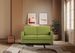Canapé droit moderne italien tissu vert pistache Korane - 3 tailles - Photo n°14