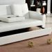 Canapé lit avec coffre simili cuir blanc 80x200 cm Barco - Photo n°5