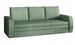 Canapé lit tissu vert avec coffre de rangement Liverna 220 cm - Photo n°1