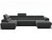 Canapé panoramique convertible avec têtières réglables FUZIAN – Tissu 358 cm - Photo n°1