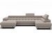 Canapé panoramique convertible avec têtières réglables FUZIAN – Tissu 358 cm - Photo n°1