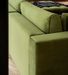 Canapé panoramique convertible design capitonné tissu marron clair méridienne droite Boston 350 cm - Photo n°9