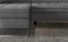 Canapé panoramique convertible gauche tissu marron clair matelassé Bonty 340 cm - Photo n°7
