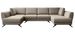 Canapé panoramique convertible LARGOS en tissu – 362 cm - Photo n°1