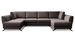 Canapé panoramique convertible LARGOS en tissu – 362 cm - Photo n°1