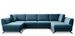 Canapé panoramique convertible LARGOS en tissu – 362 cm - Photo n°1