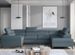 Canapé panoramique convertible SKADA en tissu avec coffre et têtières réglables – 336 cm - Photo n°1