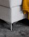 Canapé panoramique convertible tissu beige chiné avec coffre de rangement Louve 340 cm - Photo n°19