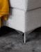 Canapé panoramique convertible tissu beige chiné avec coffre de rangement Louve 340 cm - Photo n°21