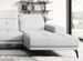 Canapé panoramique design simili cuir blanc têtières angle gauche avec accoudoir Stan 350 cm - Photo n°2