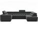 Canapé panoramique en U convertible KARBON avec coffre – Tissu 346 cm - Photo n°1