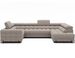 Canapé panoramique en U convertible KARBON avec coffre – Tissu 346 cm - Photo n°1