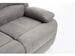 Canapé relaxation électrique 2 places microfibre gris Confort - Photo n°5