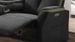 Canapé relaxation électrique en nubuck gris Kondort - Photo n°4