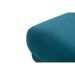 Canapé scandinave panoramique convertible angle droit tissu bleu pétrole Mako 330 cm - Photo n°11