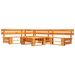 Canapés de jardin palette 4 pcs Bois Marron miel - Photo n°1