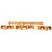 Canapés de jardin palette 6 pcs Bois Marron miel 2 - Photo n°1