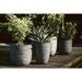 Capi Pot à fleurs Nature Rib élégant bas 46x58 cm anthracite KOFZ783 - Photo n°7