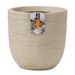 Capi Pot à fleurs Waste Rib 43x41 cm Beige terrazzo - Photo n°2