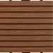 Carreau de terrasse 22 pcs 30 x 30 cm 2 m² WPC Marron - Photo n°4