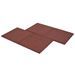 Carreaux de protection antichoc 24pc Caoutchouc 50x50x3cm Rouge - Photo n°6