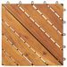 Carreaux de terrasse 10 pcs 30x30 cm Bois d'acacia solide - Photo n°3