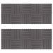 Carreaux de terrasse 20pcs Délavage gris 30x30 cm Acacia solide - Photo n°1