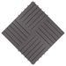 Carreaux de terrasse 20pcs Délavage gris 30x30 cm Acacia solide - Photo n°4