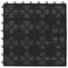 Carreaux de terrasse 22 pcs 30 x 30 cm 2 m² WPC Gris 2 - Photo n°6