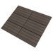 Carreaux de terrasse 6 pcs WPC 60x30 cm 1,08 m² Marron foncé - Photo n°2