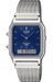 Casio Vintage Edgy Collection Mesh Strap - Blue AQ-230EM-2AEF - Photo n°1