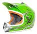 Casque enfant de cross vert brillant Full sport - Photo n°1