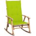 Chaise à bascule avec coussin Bambou 3 - Photo n°1