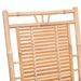 Chaise à bascule avec coussin Bambou - Photo n°4