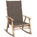 Chaise à bascule avec coussin Bambou 27 - Photo n°1