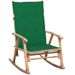 Chaise à bascule avec coussin Bambou 25 - Photo n°1