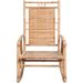 Chaise à bascule avec coussin Bambou 25 - Photo n°3